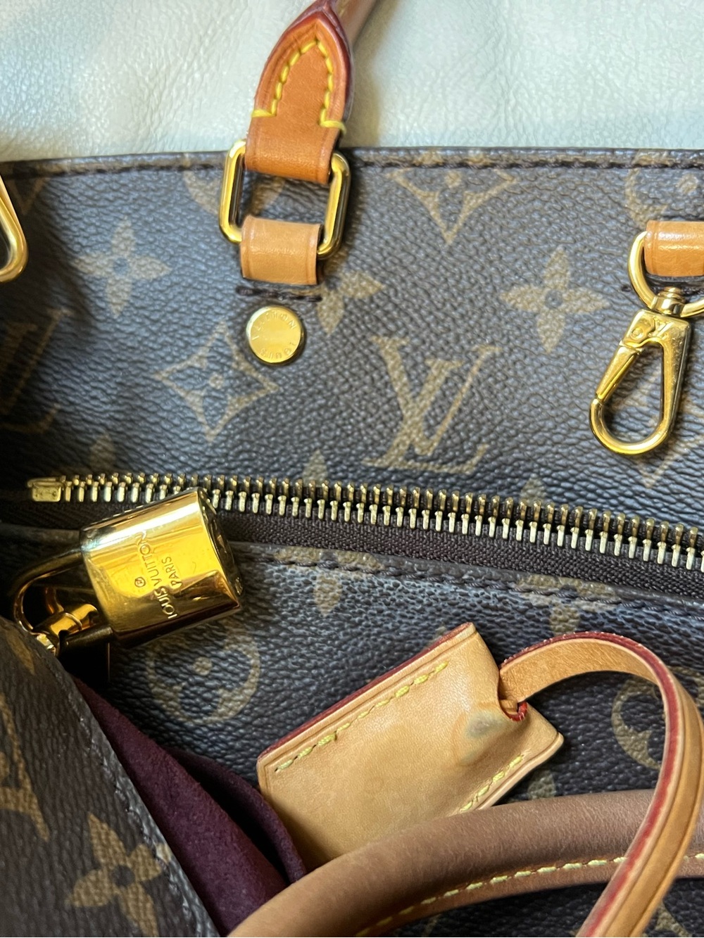LV Montaigne GM Monogram + Dust Bag+ Authentic certificate+Receipt - Picture 3 of 15